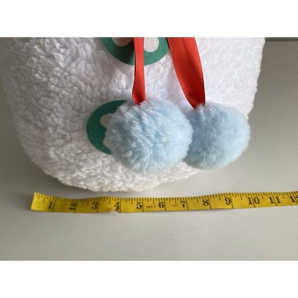 Set Of 2 Disney Mickey And MinnieChristmas Greeter Porch Holiday Sherpa Snowman - Picture 9 of 10